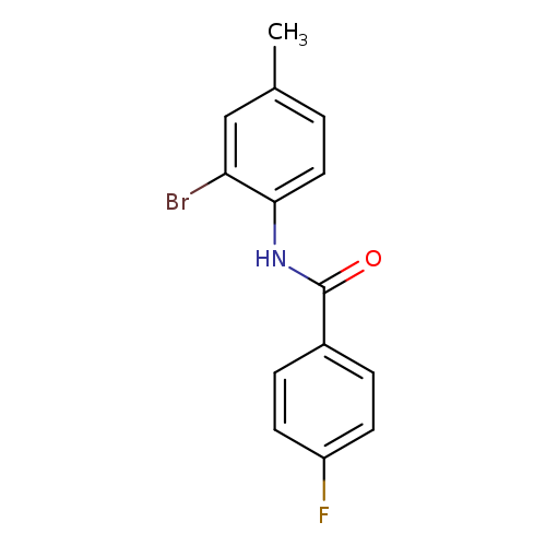 N-(2-bromo-4-methylphenyl)-4-fluorobenzamide