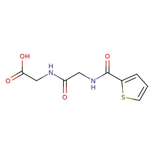 2-[2-(thiophen-2-ylformamido)acetamido]acetic acid