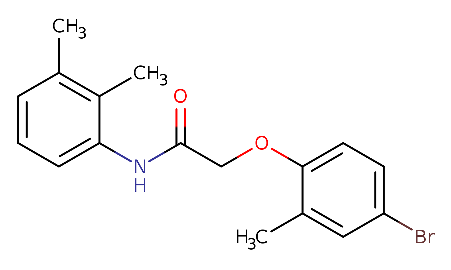 2-(4-bromo-2-methylphenoxy)-N-(2,3-dimethylphenyl)acetamide