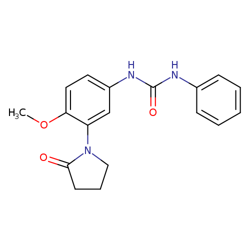 3-[4-methoxy-3-(2-oxopyrrolidin-1-yl)phenyl]-1-phenylurea