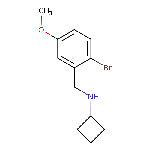 N-[(2-Bromo-5-methoxyphenyl)methyl]cyclobutanamine