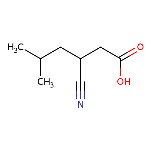 3-Cyano-5-methylhexanoic Acid