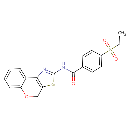 N-{4H-chromeno[4,3-d][1,3]thiazol-2-yl}-4-(ethanesulfonyl)benzamide