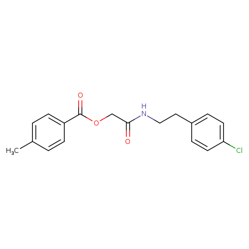 {[2-(4-chlorophenyl)ethyl]carbamoyl}methyl 4-methylbenzoate