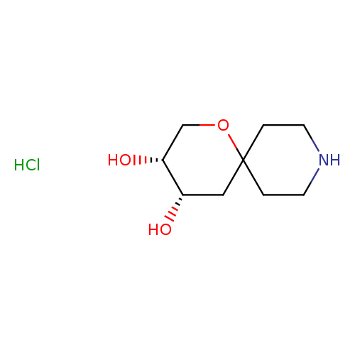 rac-(3R,4S)-1-oxa-9-azaspiro[5.5]undecane-3,4-diolhydrochloride,cis