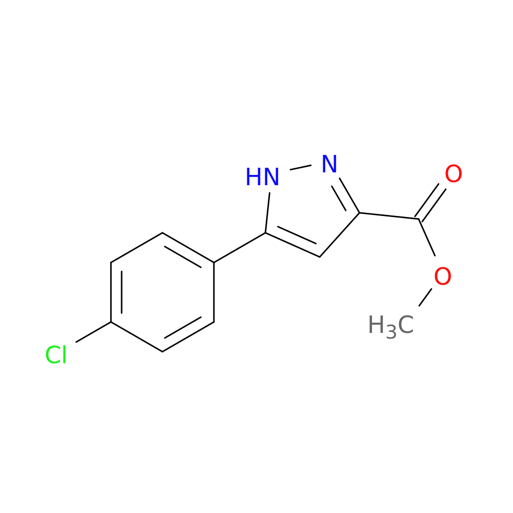 Methyl 5-(4-chlorophenyl)-1H-pyrazole-3-carboxylate