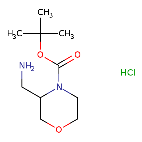 tert-Butyl 3-(aminomethyl)morpholine-4-carboxylate hydrochloride