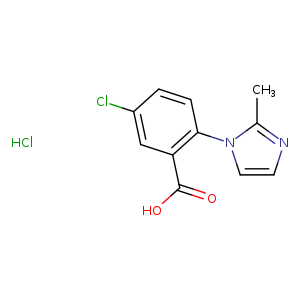 5-chloro-2-(2-methyl-1H-imidazol-1-yl)benzoic acid hydrochloride