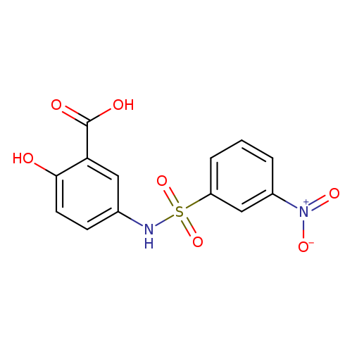 2-hydroxy-5-(3-nitrobenzenesulfonamido)benzoic acid