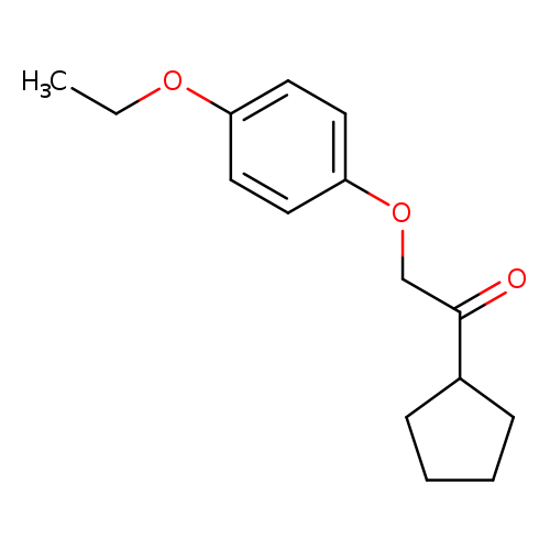1-cyclopentyl-2-(4-ethoxyphenoxy)ethan-1-one