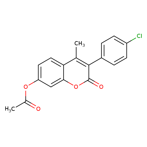 3-(4-chlorophenyl)-4-methyl-2-oxo-2H-chromen-7-yl acetate