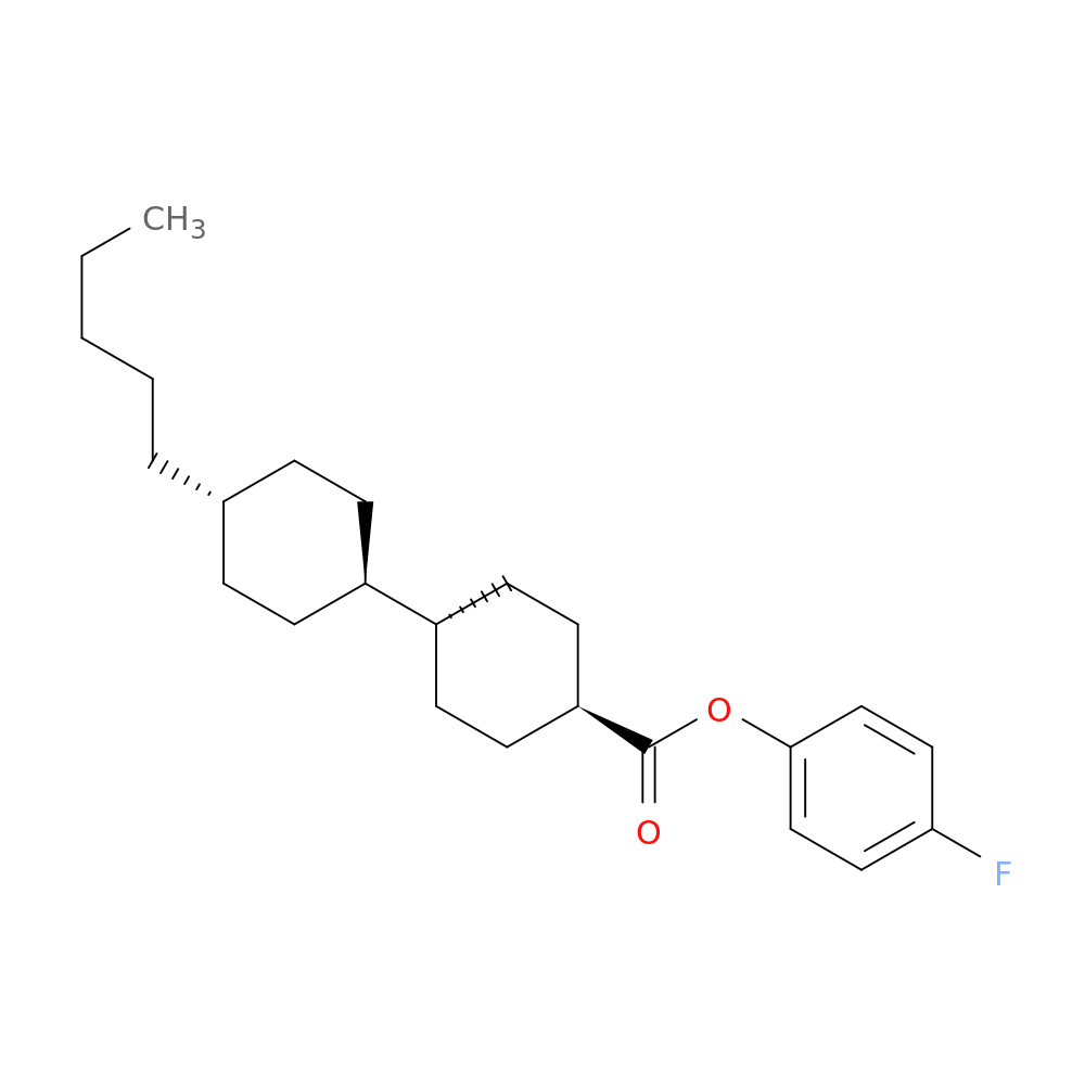 (Trans,trans)-4-fluorophenyl 4'-pentyl-[1,1'-bi(cyclohexane)]-4-carboxylate