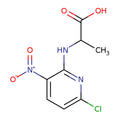 2-[(6-chloro-3-nitropyridin-2-yl)amino]propanoic acid
