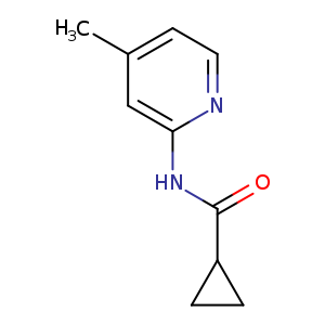 N-(4-methylpyridin-2-yl)cyclopropanecarboxamide