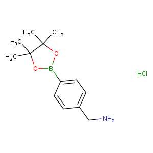 [4-(4,4,5,5-tetramethyl-1,3,2-dioxaborolan-2-yl)phenyl]methanamine hydrochloride