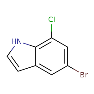 1H-Indole, 5-bromo-7-chloro-