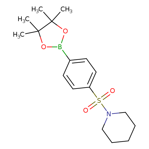 1-{[4-(tetramethyl-1,3,2-dioxaborolan-2-yl)benzene]sulfonyl}piperidine