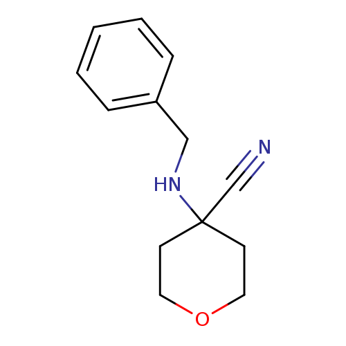 4-(benzylamino)tetrahydro-2H-pyran-4-carbonitrile