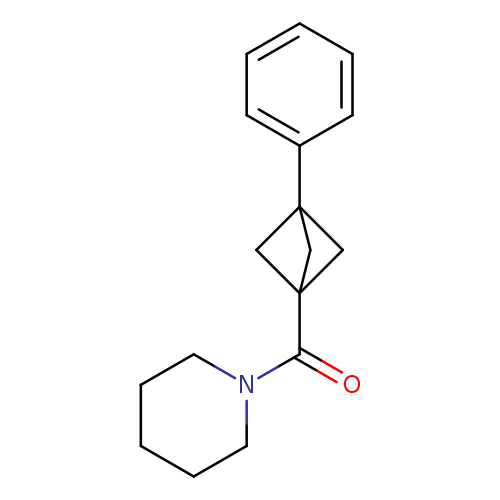 1-{3-phenylbicyclo[1.1.1]pentane-1-carbonyl}piperidine