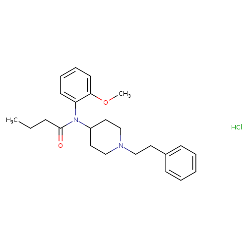 N-(2-methoxyphenyl)-N-(1-phenethylpiperidin-4-yl)butyramide