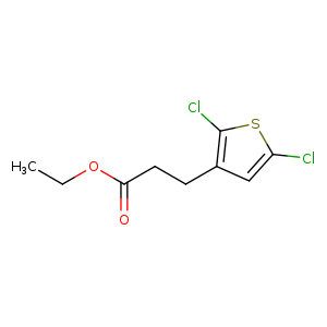 ethyl 3-(2,5-dichlorothiophen-3-yl)propanoate