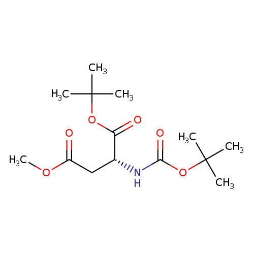 1-tert-butyl 4-methyl (2R)-2-{[(tert-butoxy)carbonyl]amino}butanedioate