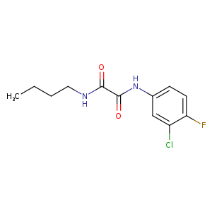 N-butyl-N'-(3-chloro-4-fluorophenyl)ethanediamide