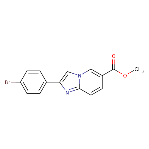 METHYL 2-(4-BROMOPHENYL)IMIDAZO[1,2-A]PYRIDINE-6-CARBOXYLATE