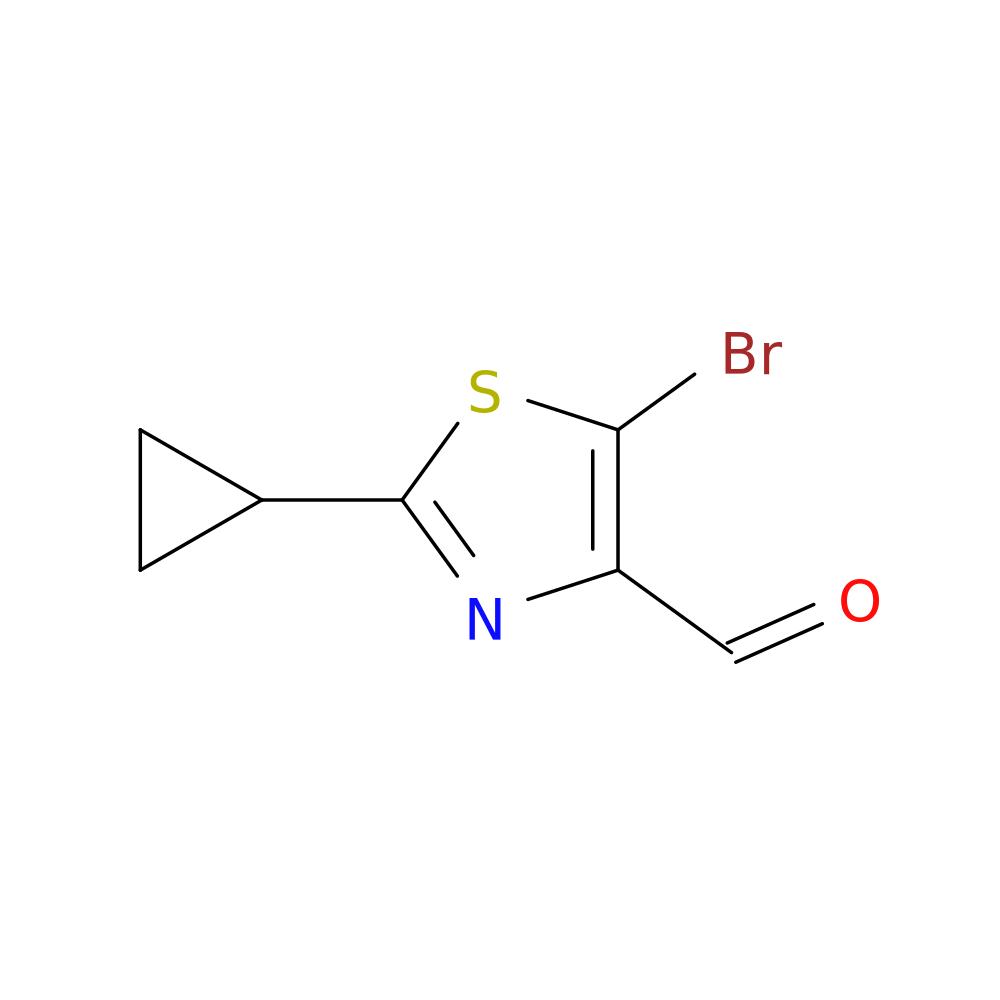 5-bromo-2-cyclopropyl-1,3-thiazole-4-carbaldehyde