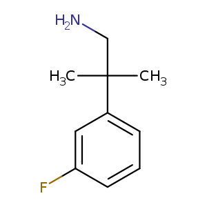 2-(3-Fluorophenyl)-2-methylpropan-1-amine