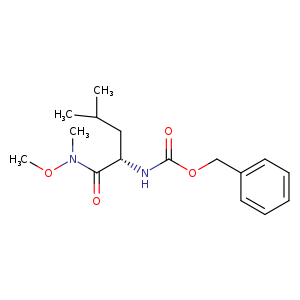 (S)-Benzyl (1-(Methoxy(Methyl)Amino)-4-Methyl-1-Oxopentan-2-Yl)Carbamate