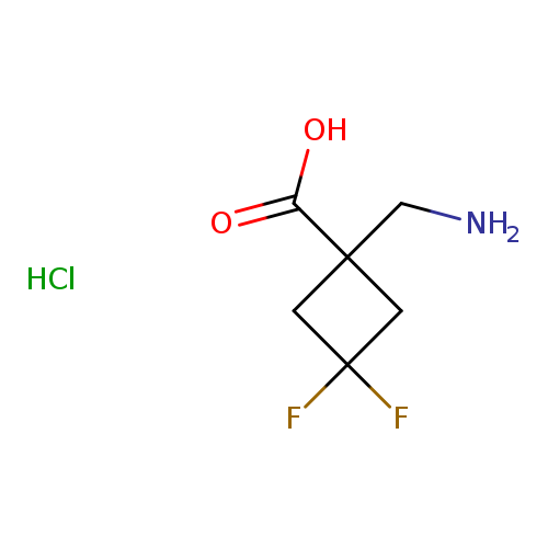 1-(aminomethyl)-3.3-difluorocyclobutane-1-carboxylic acid hydrochloride