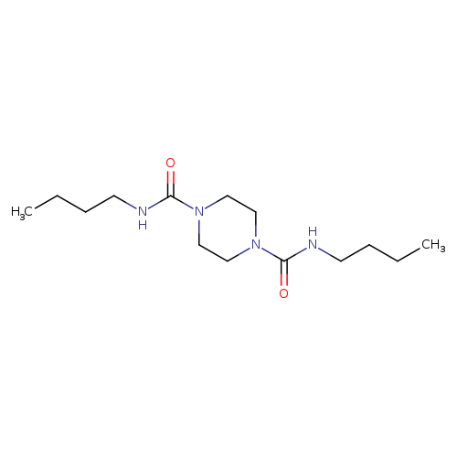 N1,N4-dibutylpiperazine-1,4-dicarboxamide