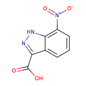 1H-Indazole-3-carboxylicacid,7-nitro-(9CI)