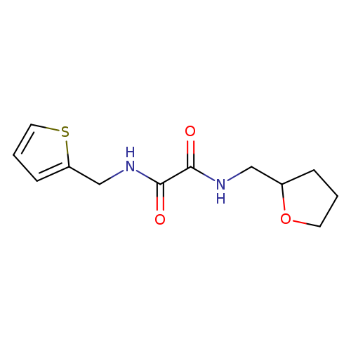 N'-[(oxolan-2-yl)methyl]-N-[(thiophen-2-yl)methyl]ethanediamide