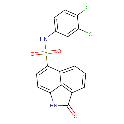 N-(3,4-dichlorophenyl)-2-oxo-1,2-dihydrobenzo[cd]indole-6-sulfonamide