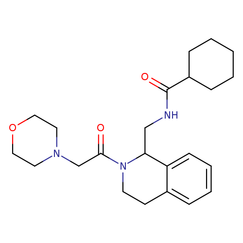 N1-{[2-(2-morpholinoacetyl)-1,2,3,4-tetrahydroisoquinolin-1-yl]methyl}cyclohexane-1-carboxamide