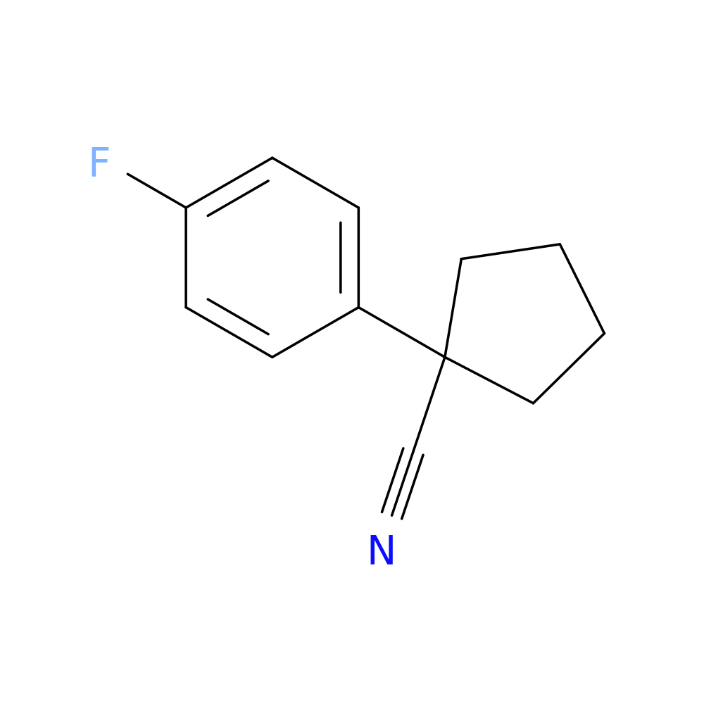 1-(4-Fluorophenyl)cyclopentanecarbonitrile