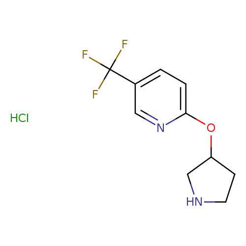 2-(Pyrrolidin-3-yloxy)-5-(trifluoromethyl)pyridine hydrochloride
