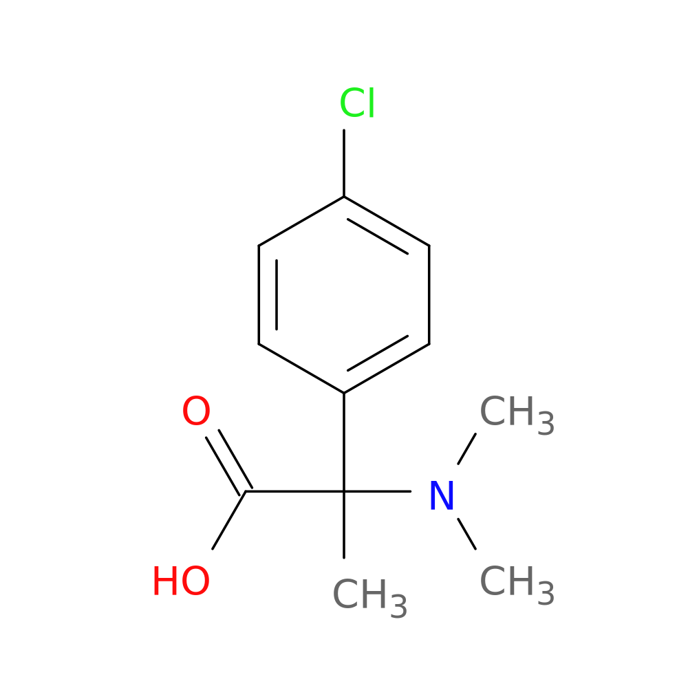 2-(4-chlorophenyl)-2-(dimethylamino)propanoic acid