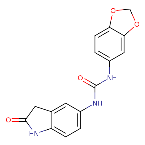 1-(2H-1,3-benzodioxol-5-yl)-3-(2-oxo-2,3-dihydro-1H-indol-5-yl)urea