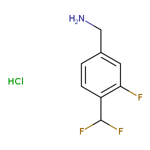 1-[4-(difluoromethyl)-3-fluorophenyl]methanamine hydrochloride