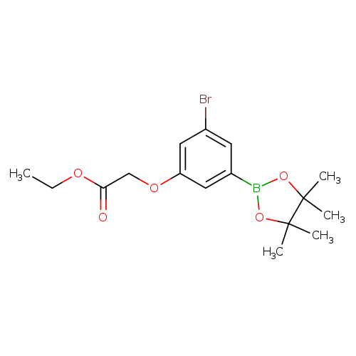 3-Bromo-5-(ethoxycarbonylmethoxy)phenylboronic acid, pinacol ester