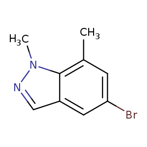 5-Bromo-1,7-dimethyl-1H-indazole