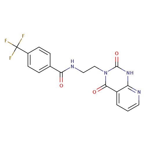 N-(2-{2,4-dioxo-1H,2H,3H,4H-pyrido[2,3-d]pyrimidin-3-yl}ethyl)-4-(trifluoromethyl)benzamide