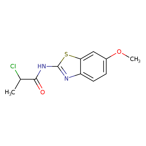 2-Chloro-n-(6-methoxy-1,3-benzothiazol-2-yl)propanamide