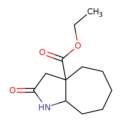 ethyl 2-oxo-decahydrocyclohepta[b]pyrrole-3a-carboxylate