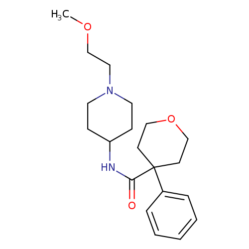 N-[1-(2-methoxyethyl)piperidin-4-yl]-4-phenyloxane-4-carboxamide