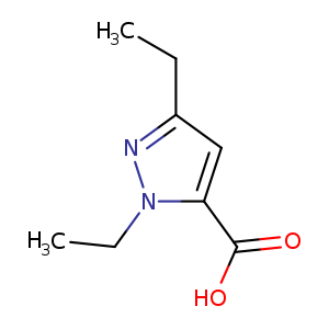 1H-Pyrazole-5-carboxylic acid, 1,3-diethyl-
