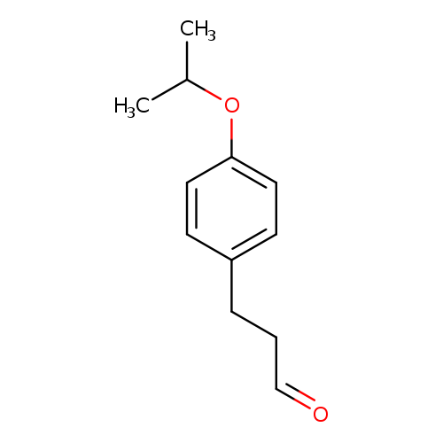 3-[4-(propan-2-yloxy)phenyl]propanal
